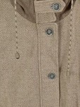Vorschaubild 4 von Damen Übergangsmantel Gr. 40 Wolle Fischgrät Kapuze Beige