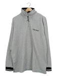 Vorschaubild 1 von Fleecepullover Herren Gr. 52/L Grau Polyester Logo-Print Casual