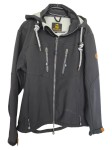 Vorschaubild 1 von Herren Softshelljacke Kapuze Outdoor Schwarz Gr. 46/S