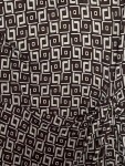 Vorschaubild 3 von Etuikleid Damen Braun Gr. 46/3XL Viskose Geometrisch Business