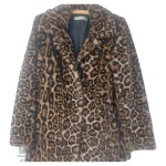 Vorschaubild 1 von Pelzjacke Damen Gr. 38/M Mehrfarbig Polyester Tierdruck Langarm
