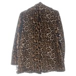 Vorschaubild 3 von Pelzjacke Damen Gr. 38/M Mehrfarbig Polyester Tierdruck Langarm
