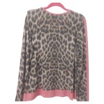 Vorschaubild 2 von SCHIFFHAUER Damen Pullover Animal Print Schriftzug Strass Mehrfarbig 38/M