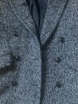 Vorschaubild 2 von Klassischer Mantel Damen Mehrfarbig Gr. 34/XS Polyester Fischgrätenmuster