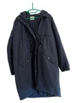 Vorschaubild 2 von Parka Damen Gr. 40/L Blau Baumwolle Uni Casual Nicht angegeben