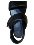Vorschaubild 3 von Sandaletten Damen Leder Klettverschluss Schwarz Gr. 40