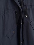 Vorschaubild 3 von Parka Damen Gr. 40/L Blau Baumwolle Uni Casual Nicht angegeben