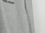 Vorschaubild 4 von Fleecepullover Herren Gr. 52/L Grau Polyester Logo-Print Casual
