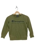 Vorschaubild 1 von Kinder Sweatshirt Grün Gr. 140 Baumwolle Polyester Logo