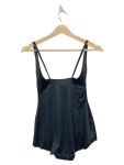 Vorschaubild 1 von Damen Body Ärmellos Blau Gr. 38/M Basic Raffungen