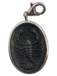 Vorschaubild 1 von Damen Kettenanhänger Skorpion Charm Silber Modern