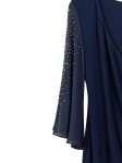 Vorschaubild 1 von Damen Festliches Kleid Gr. 40 Blau Elegant mit Strassbesatz