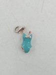 Vorschaubild 2 von Charm Anhänger Badeanzug Türkis Emaille 925 Silber
