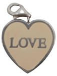 Vorschaubild 1 von Damen Kettenanhänger Herz LOVE Silber Romantisch Charm