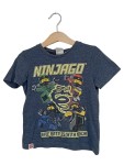 Vorschaubild 1 von T-Shirt Kinder Blau Gr. 104 Baumwolle Polyester Grafisch Schriftzug Casual