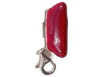 Vorschaubild 1 von Charm Anhänger Handtasche Rot Sterlingsilber Emaille Damen