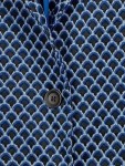 Vorschaubild 3 von Blazer Damen Gr. 40 Blau Geometrisch Elegant Business Jacke
