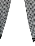 Vorschaubild 2 von Cargohose Damen Schwarz Gr. W29/38/M Baumwolle Viskose Elasthan Kariert