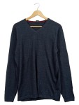 Vorschaubild 1 von Herren Pullover V-Ausschnitt Langarm Blau Casual Einheitsgröße