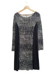 Vorschaubild 2 von Damen Strickkleid Gr. 36/S Modern Grafisch Mehrfarbig Midikleid