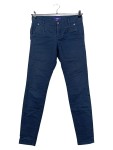 Vorschaubild 1 von Damen Stoffhose Blau Uni Casual Gr. 32 (XXS) Baumwolle