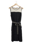 Vorschaubild 1 von 1.2.3. Festliches Kleid Damen Schwarz Seide Größe 42