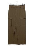 Vorschaubild 1 von Hosenrock Damen Gr. 38/M Oliv Polyester Elasthan Uni Casual Frühjahr/Sommer