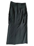 Vorschaubild 2 von Hosenrock Damen Gr. 38/M Oliv Polyester Elasthan Uni Casual Frühjahr/Sommer