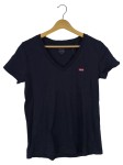 Vorschaubild 1 von Damen T-Shirt Blau Gr. 36/S Basic Baumwolle Kurzarm Freizeit