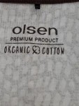 Vorschaubild 4 von Damen T-Shirt Gr. 40 Braun Weiß Abstrakt Bio-Baumwolle