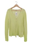 Vorschaubild 1 von Rich&Royal Damen Strickjacke Gr. 40/L Grün Baumwolle Casual Langarm