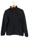 Vorschaubild 1 von Herren Fleecejacke L Grau Langarm Reißverschluss Casual Polyester