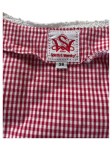 Vorschaubild 3 von Trachtenbluse Karo Rot Gr. 38 Damen Baumwolle Landhaus