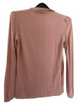 Vorschaubild 3 von Damen Bluse Elegant Rosa Langarm Schleife Uni Gr. 36/S