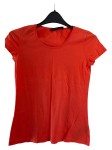 Vorschaubild 1 von Damen T-Shirt Orange Gr. 36/S Basic Kurzarm Baumwolle Freizeit