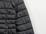 Vorschaubild 2 von Steppmantel Damen Schwarz Kapuze Langarm Freizeit Gr. 36/S