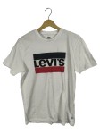 Vorschaubild 1 von Herren T-Shirt Gr. M Weiß Logo Print Casual Kurzarm Baumwolle
