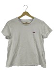 Vorschaubild 1 von Damen Basic T-Shirt Gr. 38/M Weiß Kurzarm Baumwolle