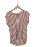 Vorschaubild 1 von Damen T-Shirt gestreift Braun Einheitsgröße Casual