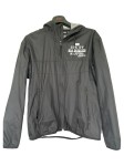 Vorschaubild 1 von Herren Outdoorjacke L Schwarz Kapuze Logo Print Polyester
