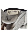 Vorschaubild 5 von Damen Kapuzenpullover Hoodie Melange Grau XL Freizeit