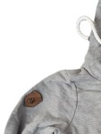 Vorschaubild 2 von Damen Kapuzenpullover Hoodie Melange Grau XL Freizeit