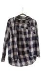 Vorschaubild 3 von EDC Kariertes Business Hemd Damen Blau Gr. 36/S Langarm Baumwolle Casual