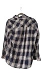 Vorschaubild 2 von EDC Kariertes Business Hemd Damen Blau Gr. 36/S Langarm Baumwolle Casual