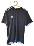 Vorschaubild 1 von Sportshirt Herren Schwarz Gr. 52/XL Polyester Uni Sportlich Kurzarm