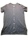 Vorschaubild 3 von Kinder T-Shirt Gr. 140 Sportlich Petrol Meliert Kurzarm