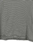 Vorschaubild 5 von Damen T-Shirt gestreift V-Ausschnitt Baumwolle Gr. 36/S Weiß