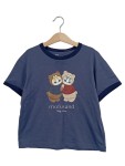 Vorschaubild 1 von T-Shirt Kinder Blau Gr. 128 Baumwolle Tiermotive Charmant Kurzarm