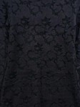 Vorschaubild 3 von Etuikleid Damen Gr. 32/XXS Schwarz Viskose Blumenmuster Elegant