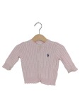 Vorschaubild 1 von Strickjacke Rosa Zopfstrick Gr. 80 Mädchen Baumwolle